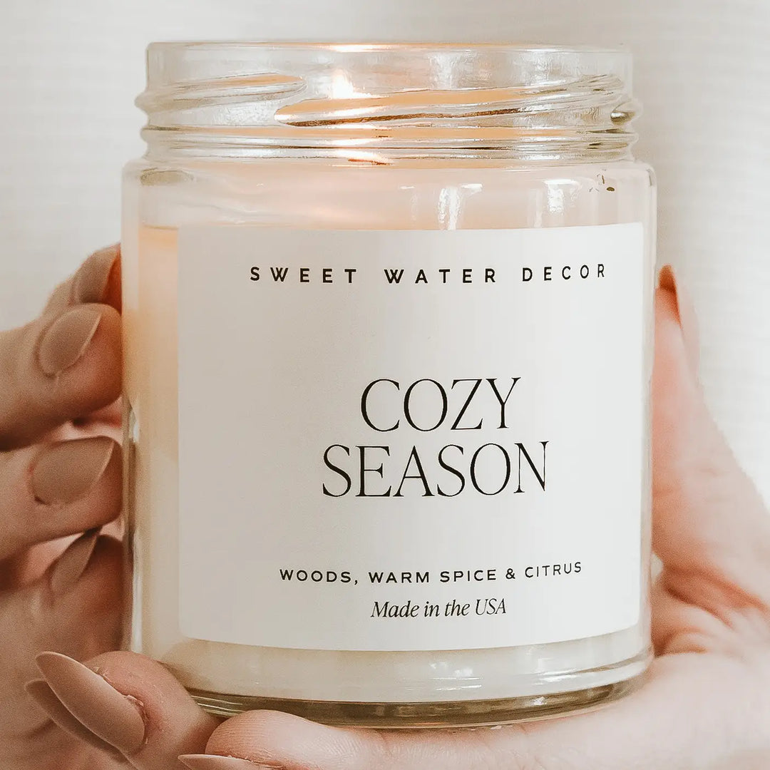 Cozy Season 9 oz Soy Candle - Fall Decor & Gifts