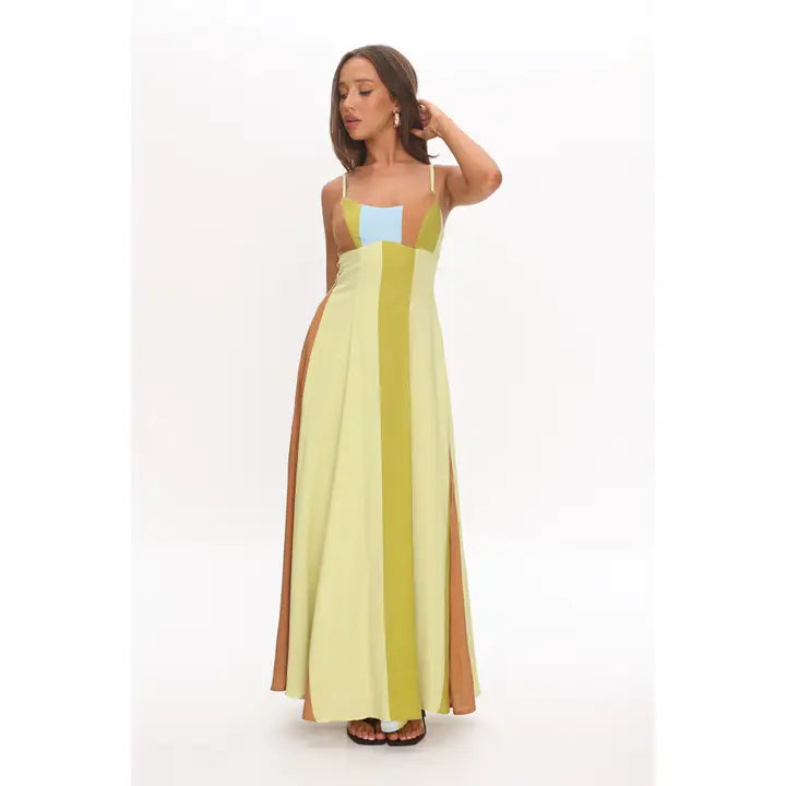Textured Flowy Maxi Dress