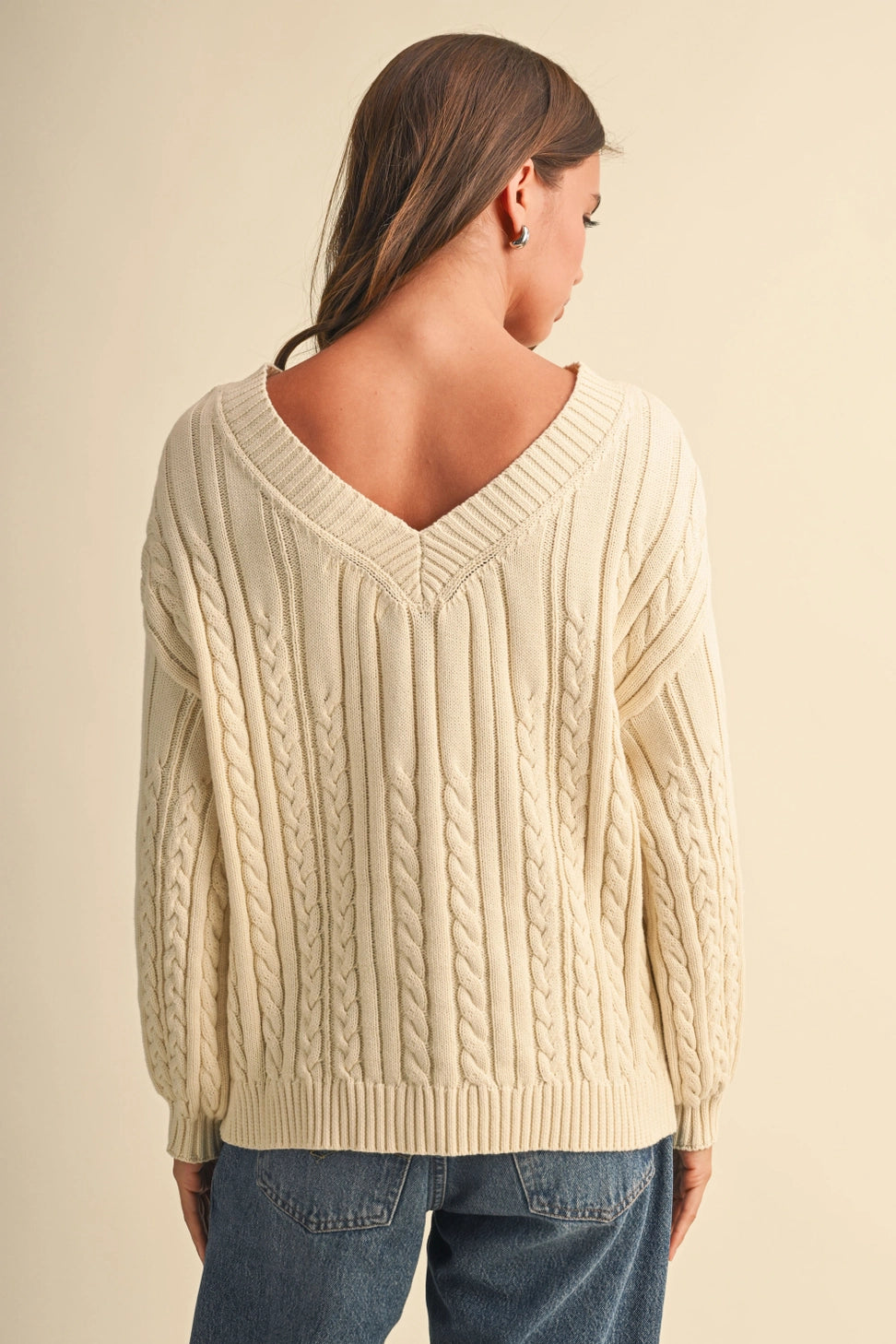 Boat Neck Embroidered Herring Sweater Top