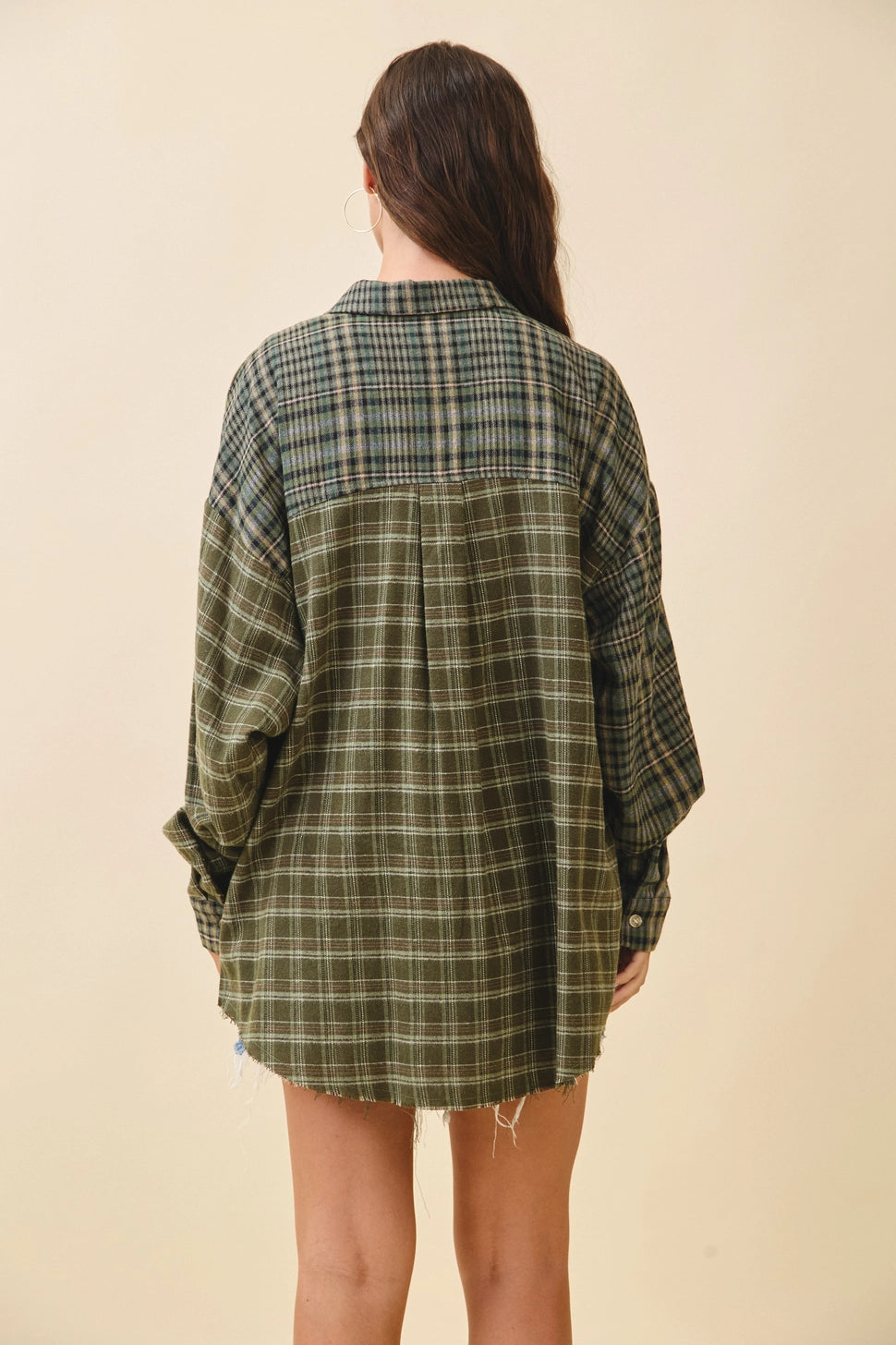 Olive Flannel Shirt