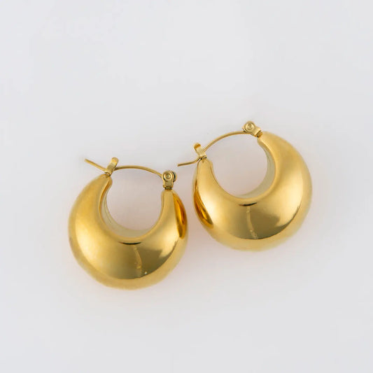 Bowl Hoop Earrings