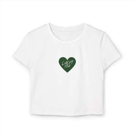 Lucky You Cropped T-Shirt St. Patricks Day