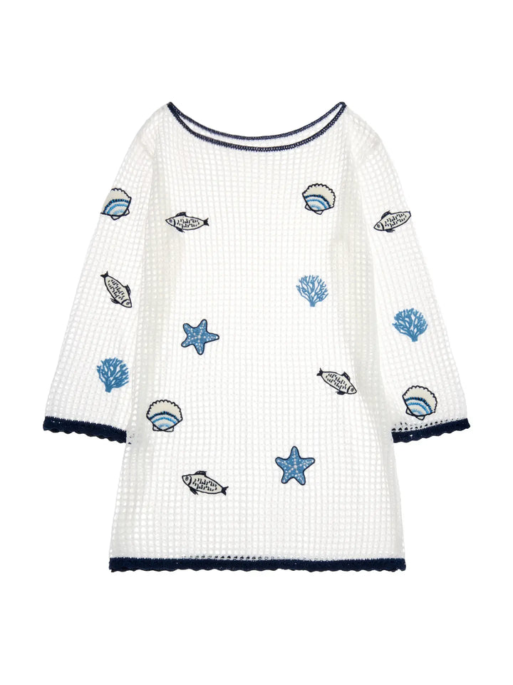 Marina Coverup Dress with Icons