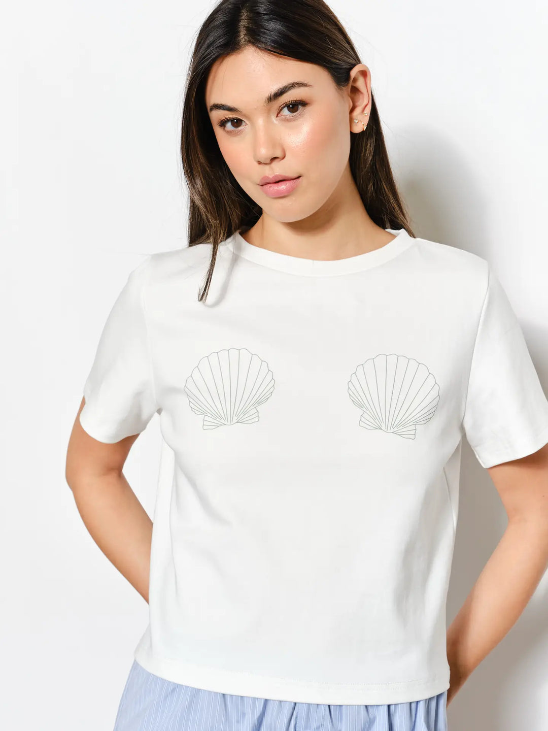 Elysia Shell Print Tee