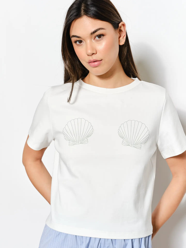Elysia Shell Print Tee