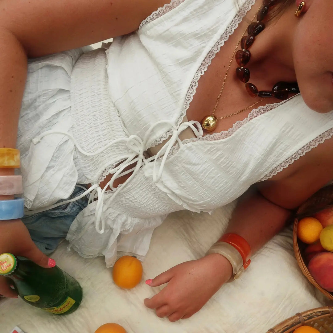 Harley Heart Stone Necklace : Hypoallergenic and Water Resistant
