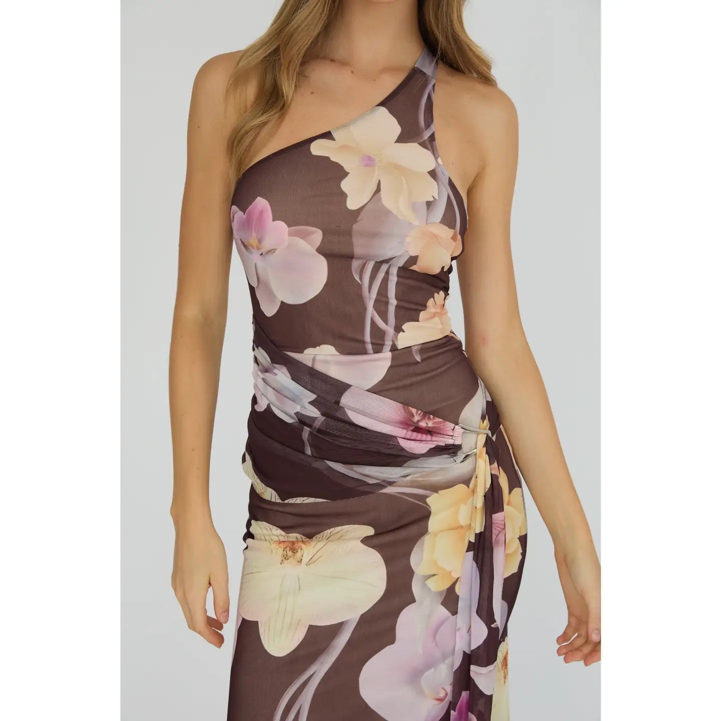 Falling For Florals Mesh Dress