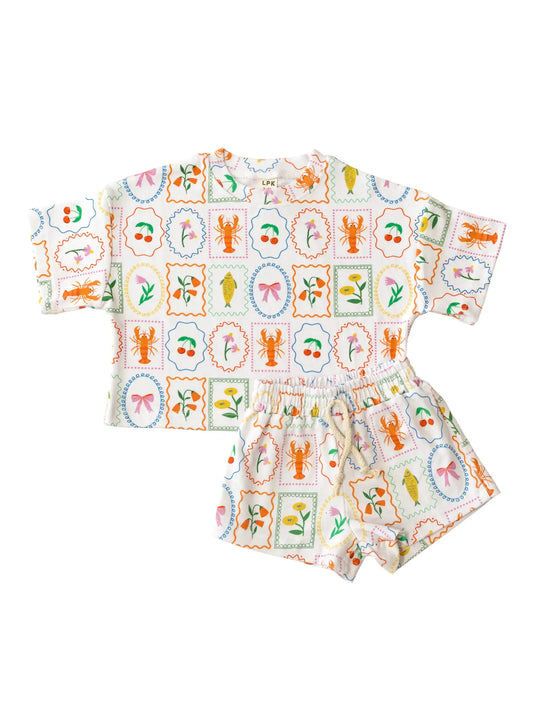 Baby & Kids' Cotton Shorts Set | Whimsy Summer