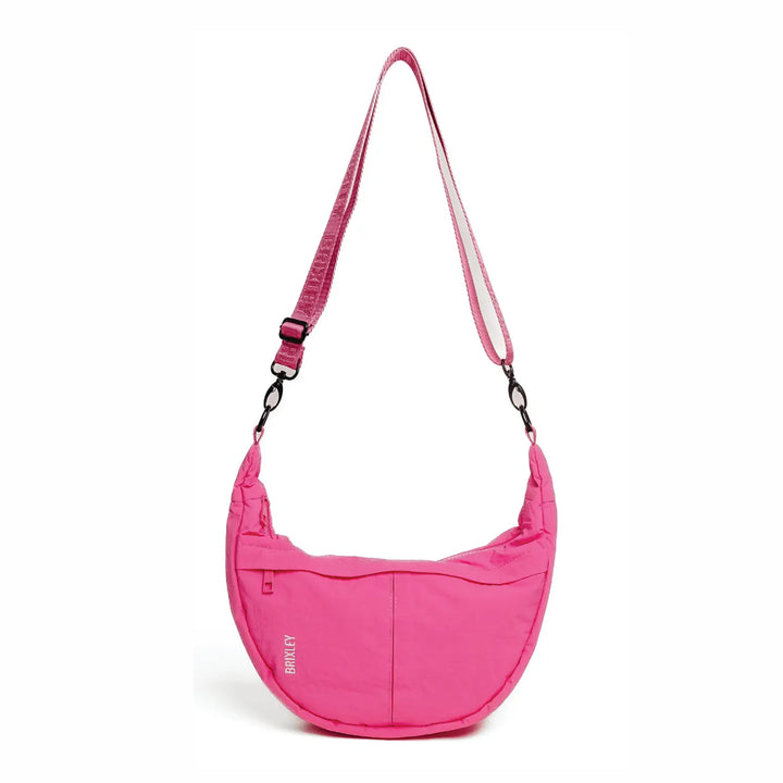 Bubblegum Crescent Bag | Brixley Bags