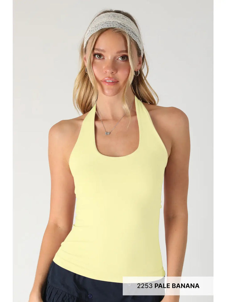 Clean Line Halter Top