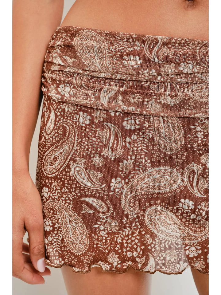 Yuna Paisley Skort