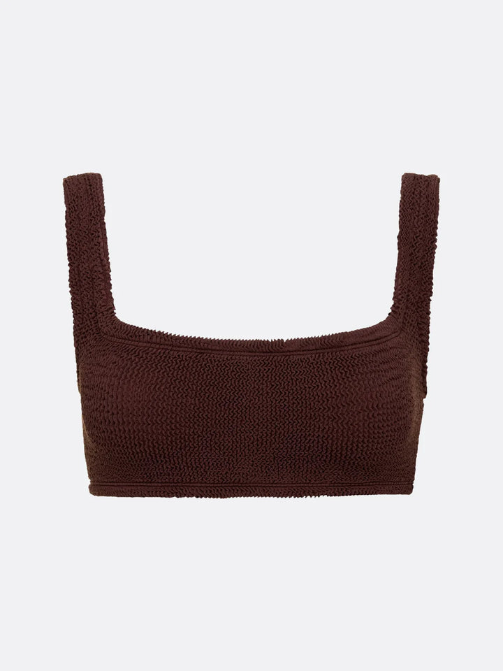 balboa bikini top - chocolate brown