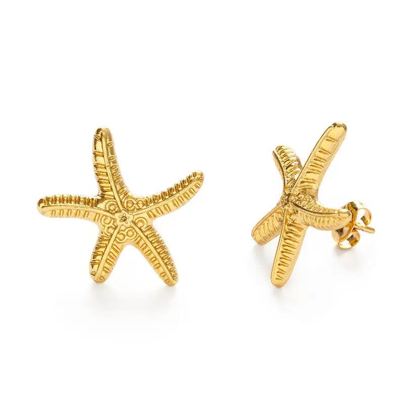 Large Starfish Stud Earrings