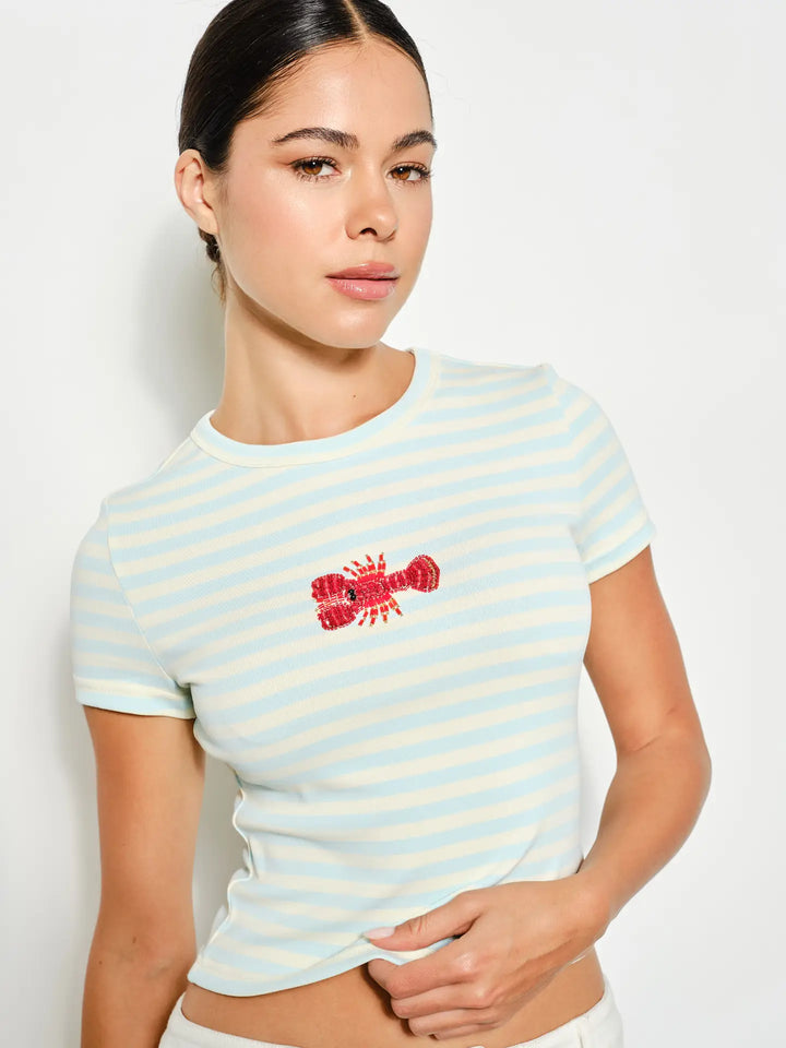 Lobster Beaded Tee