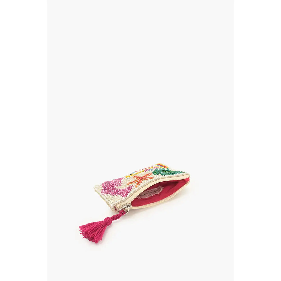 Underwater Tales Beaded Coin Pouch