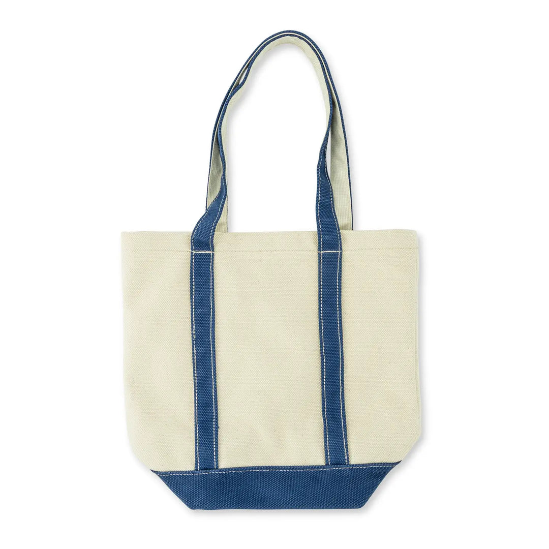 Medium Icon Patch Tote - Navy Nautical