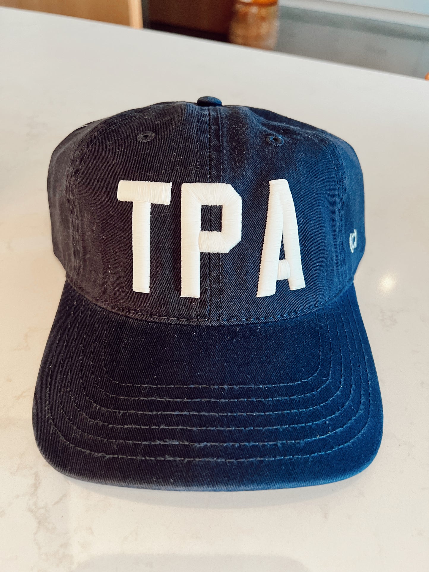 TPA Embroidered Hat - Navy & White