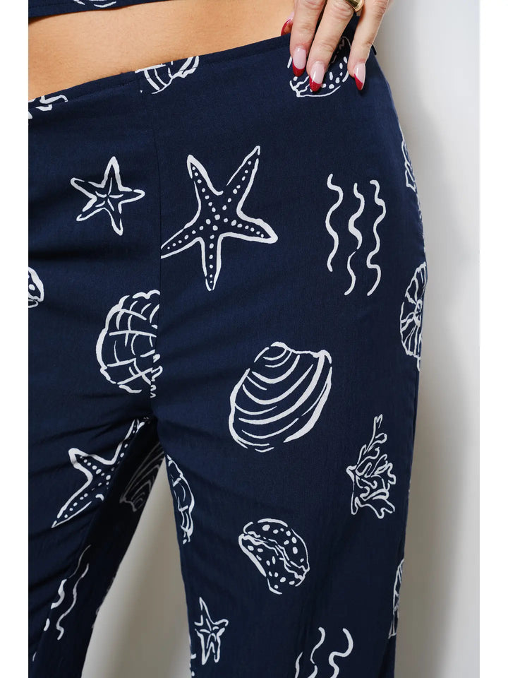 Sammy Shell Print Pants