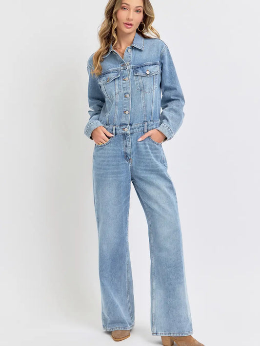 Timeless Denim Jumpsuit