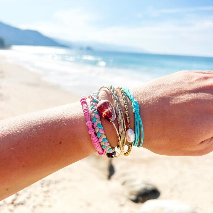 Maui Hair Tie Bracelets (Pre-Pack of 10 Cards)