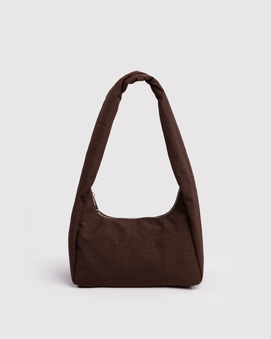 The Ivory Palm Small Nylon Meringue Bag - Coffee Baggu
