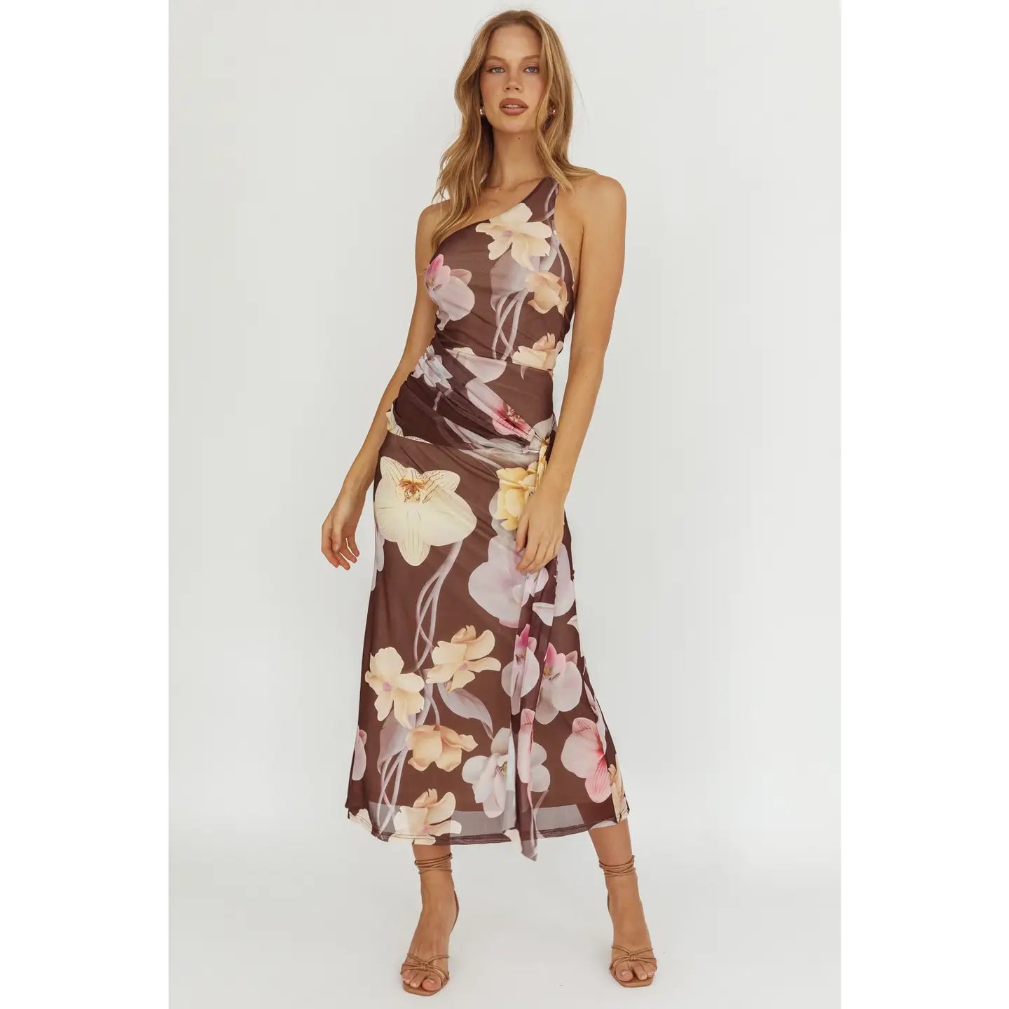Falling For Florals Mesh Dress