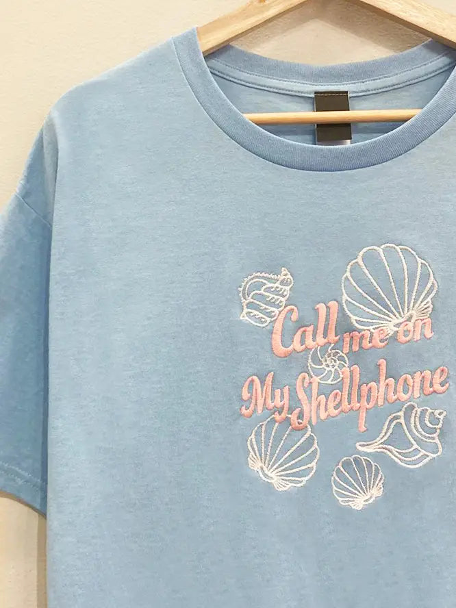 Shellphone Embroidered Tee