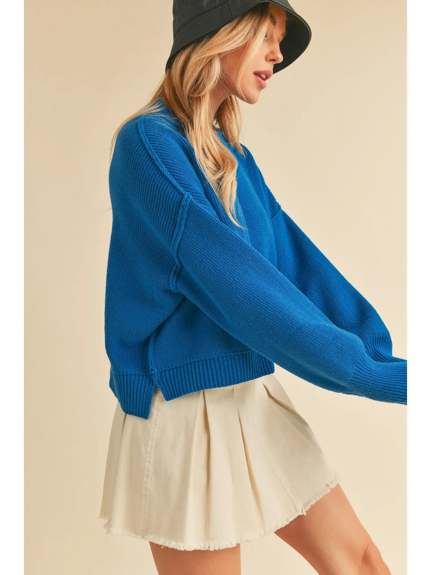 Cobalt Pullover Sweater