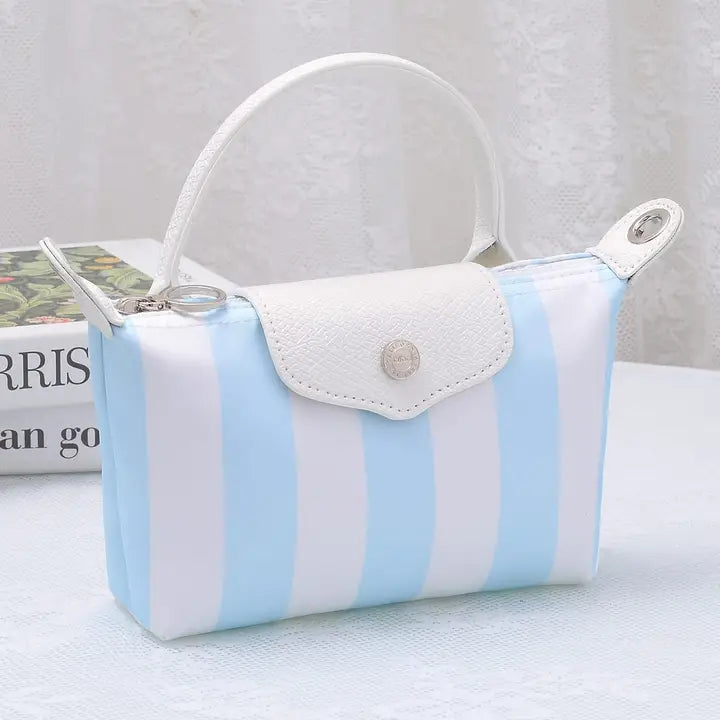 Nova Striped Nylon Mini Crossbody Bag