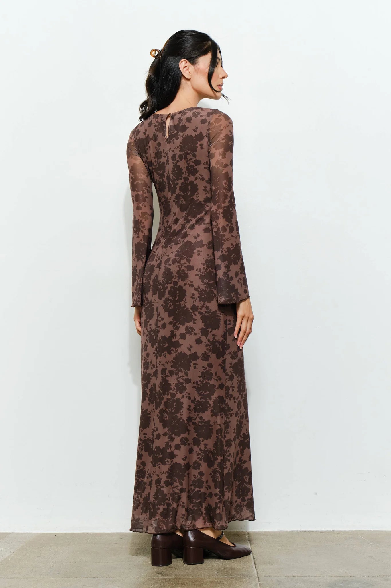 Meredith Mesh Dress - Floral