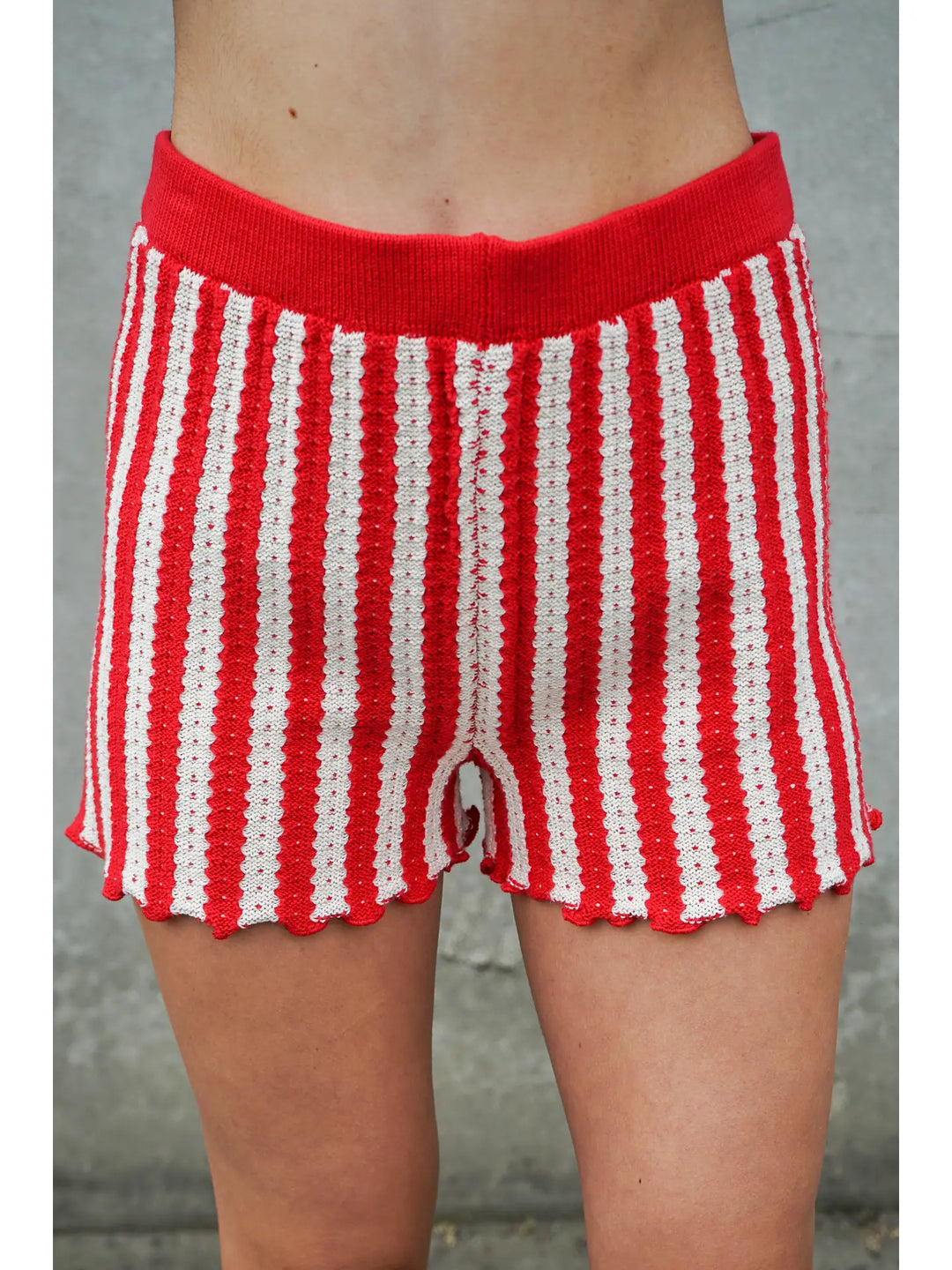 Coastal Stripe Knit Shorts