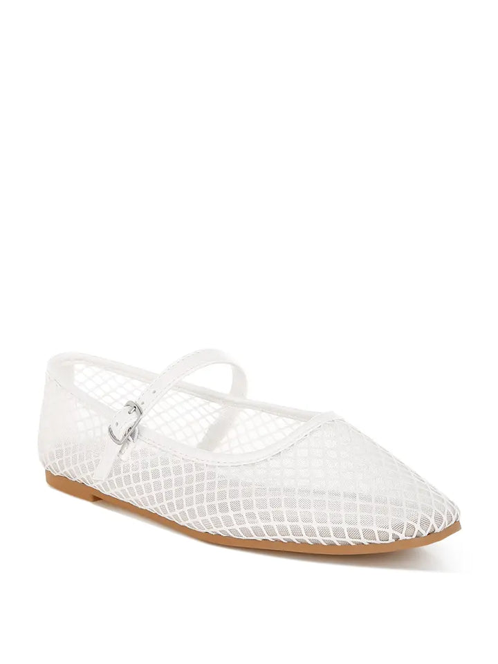 Averona Mesh Mary Jane Flats