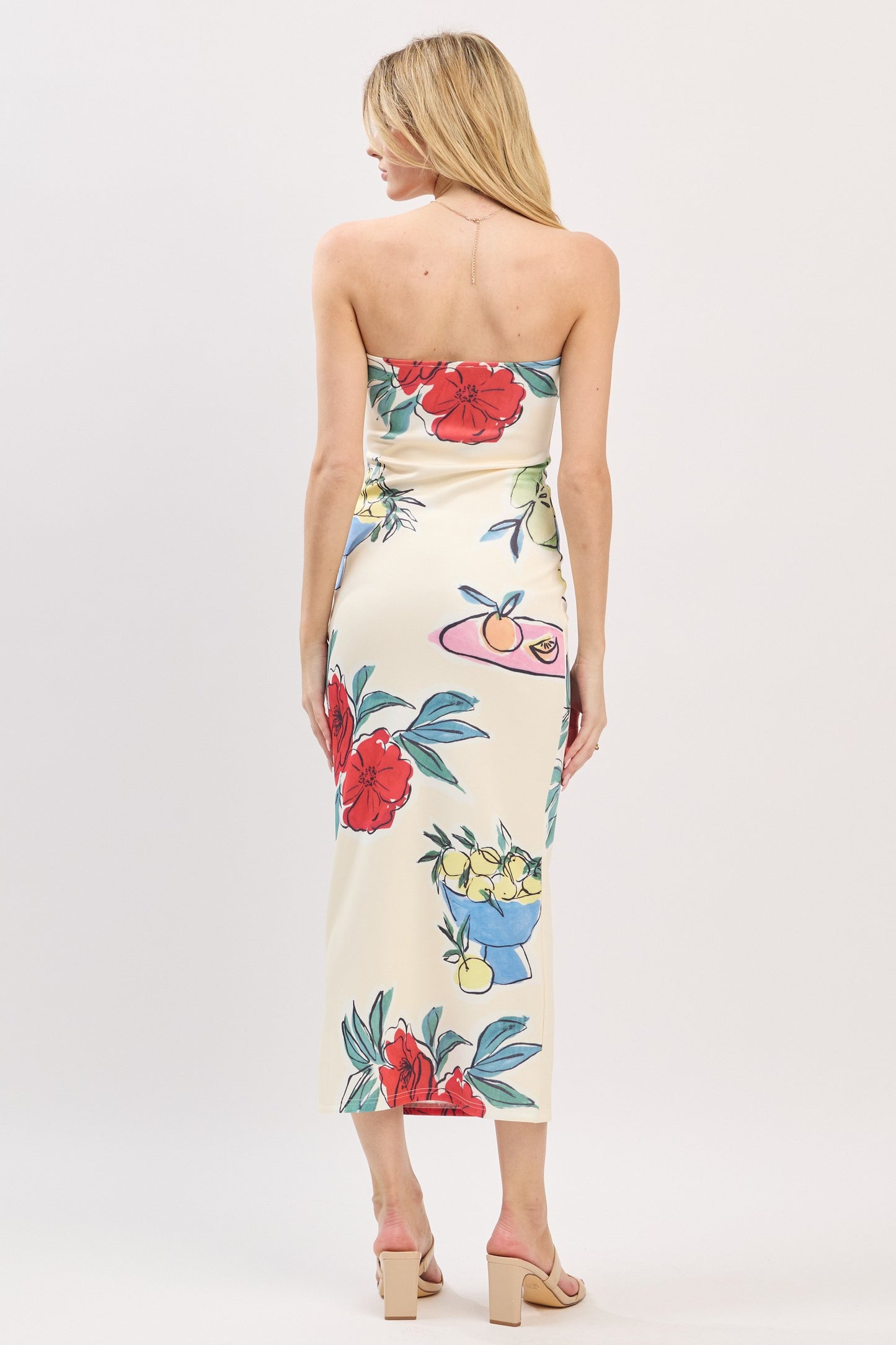 Vintage Floral Maxi Dress