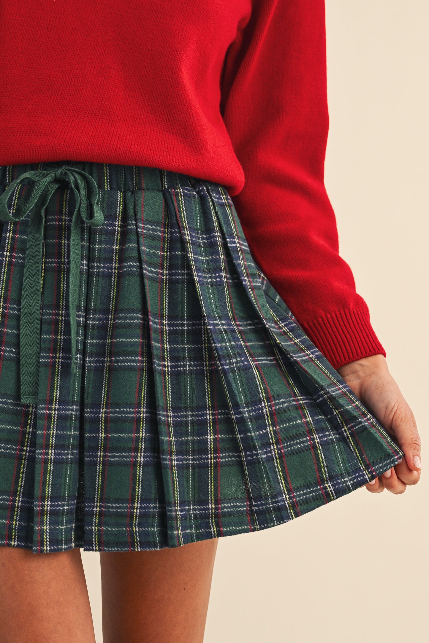 Christmas Tartan Skort
