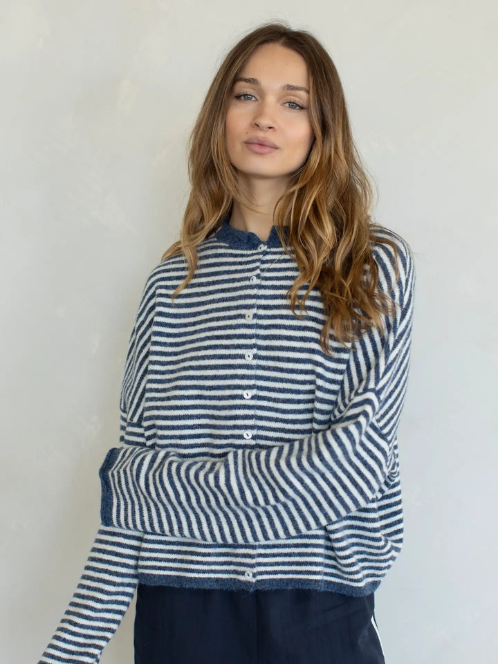 Piper Cardigan - Mini Striped
