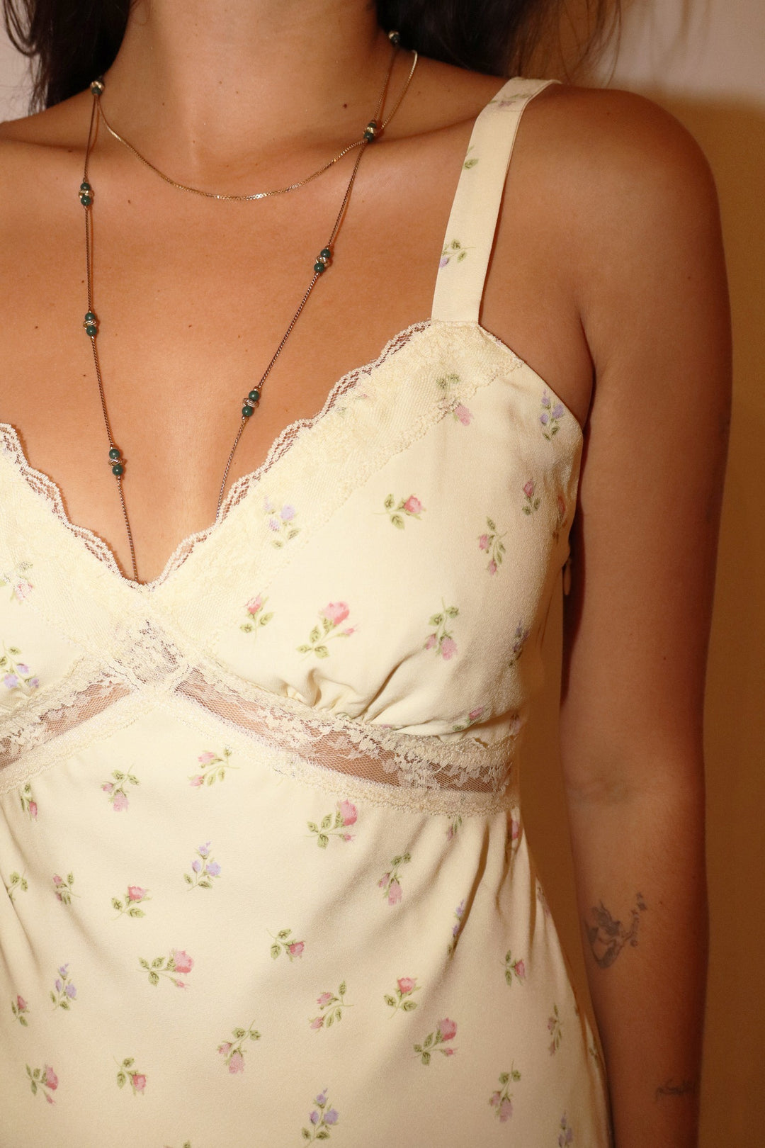 Lemon Blossom Midi Dress