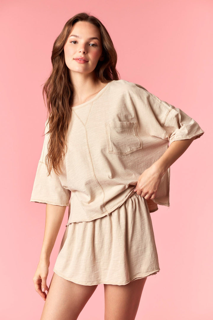 Easy Going Top - Beige