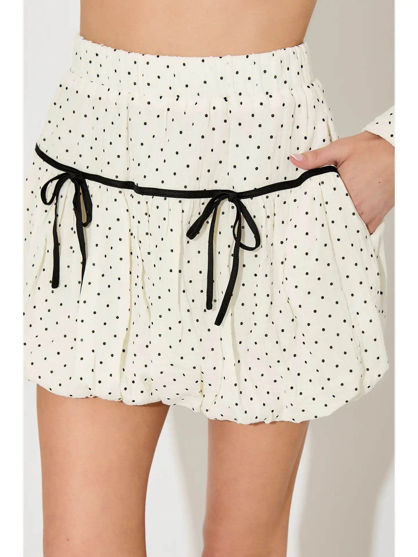 Polkadot Bubble Skirt