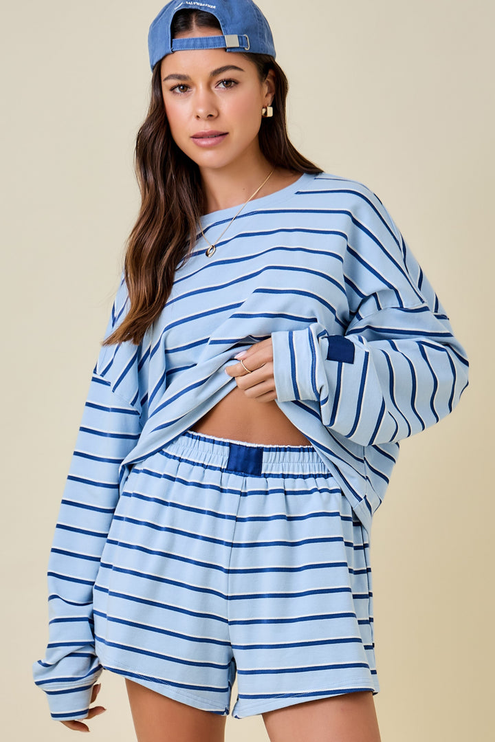 Gone Coastal Striped Top
