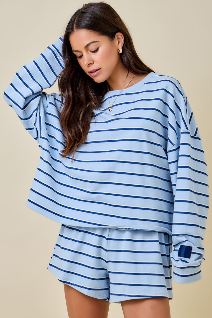Gone Coastal Striped Top