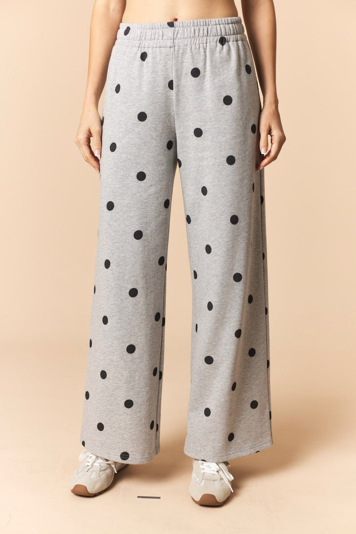Polka Dot Pull On Pants