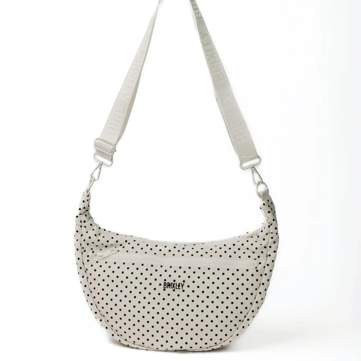 Pearl Dot Crescent Bag | Brixley