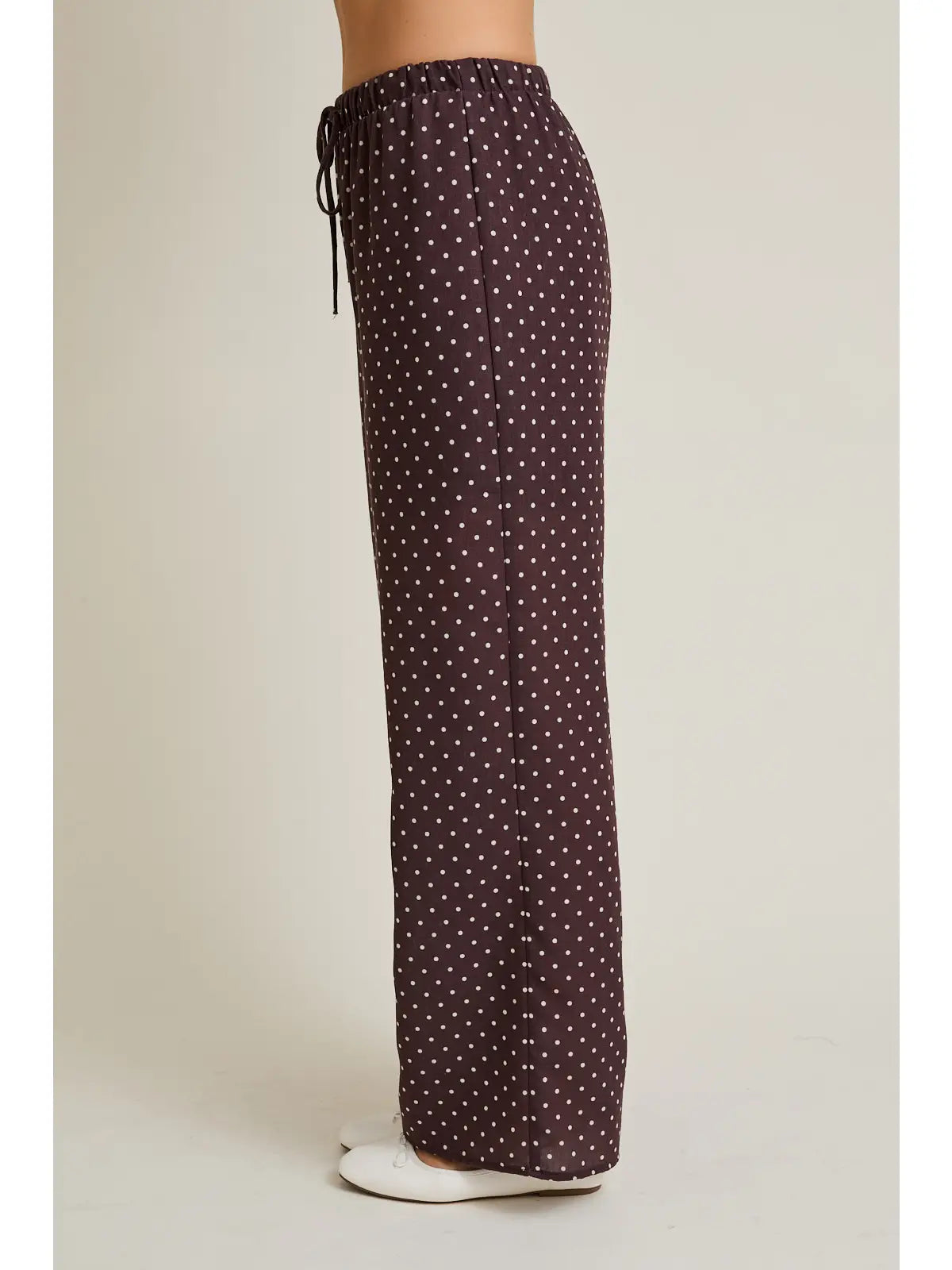 Waist Tie Dot Pants