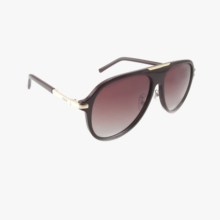 AURA PLUM Polarized Fashion Aviator Sunglasses