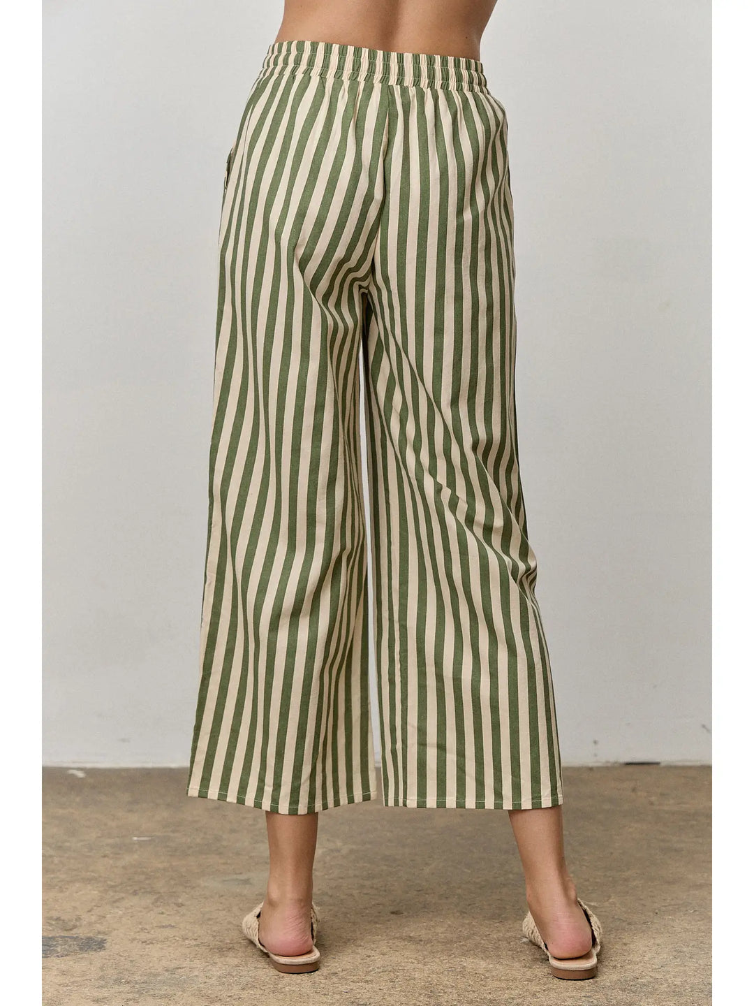Striped Drawstring Pants