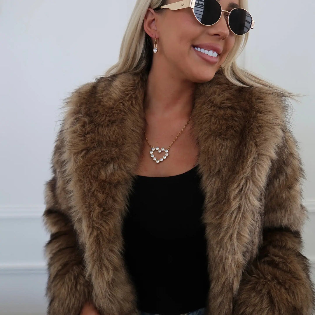 Large Diamond Heart Necklace