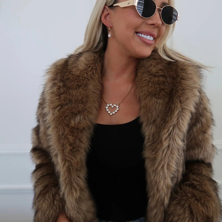 Large Diamond Heart Necklace