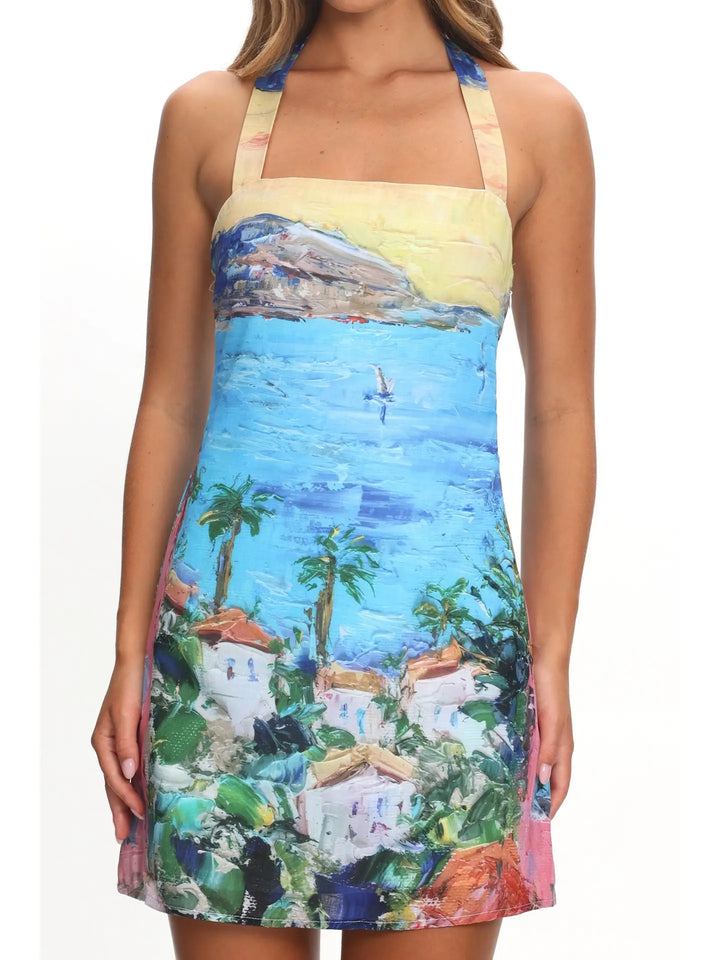 Tropical Horizon Mini Dress