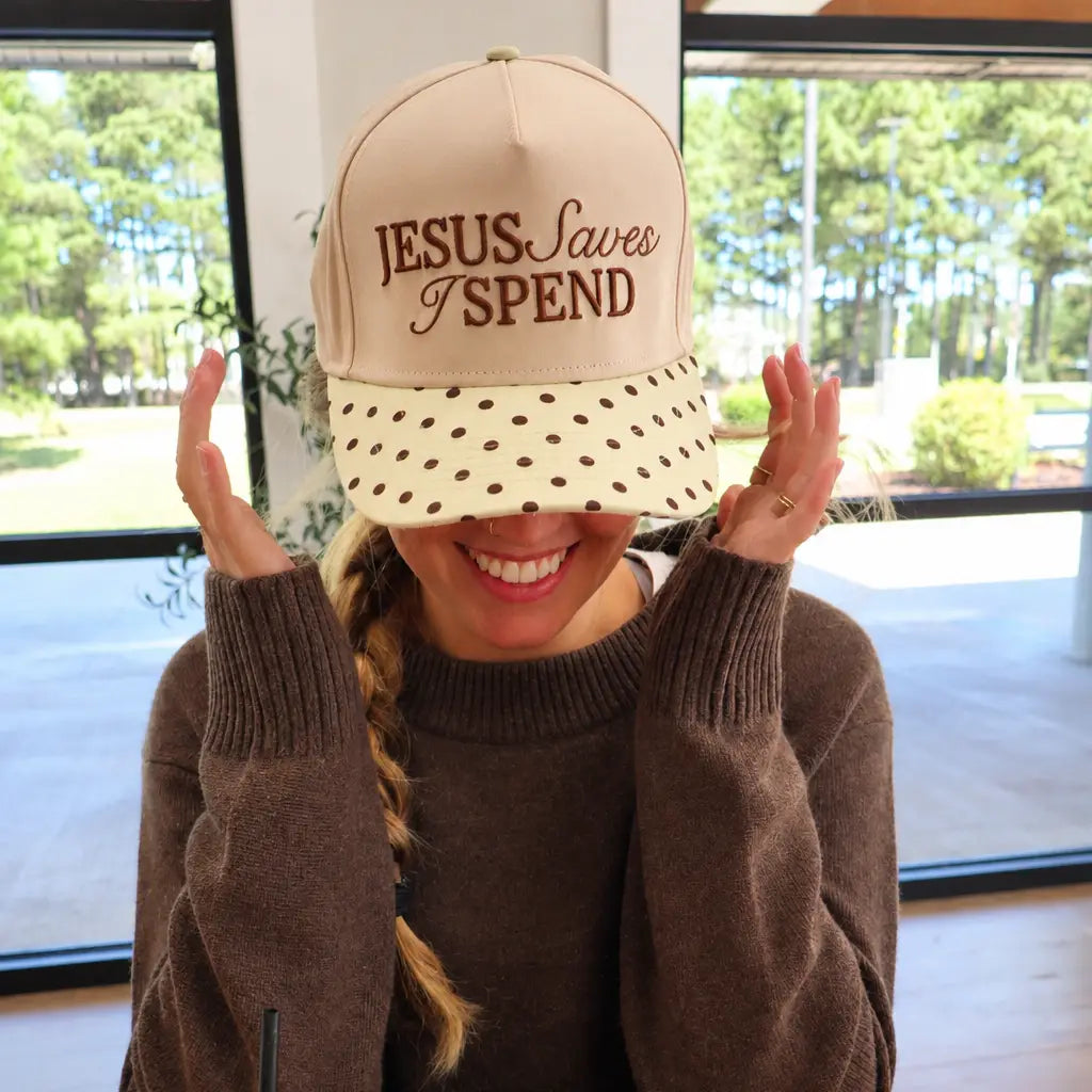 Jesus Saves 3D Embroidered Trucker Hat