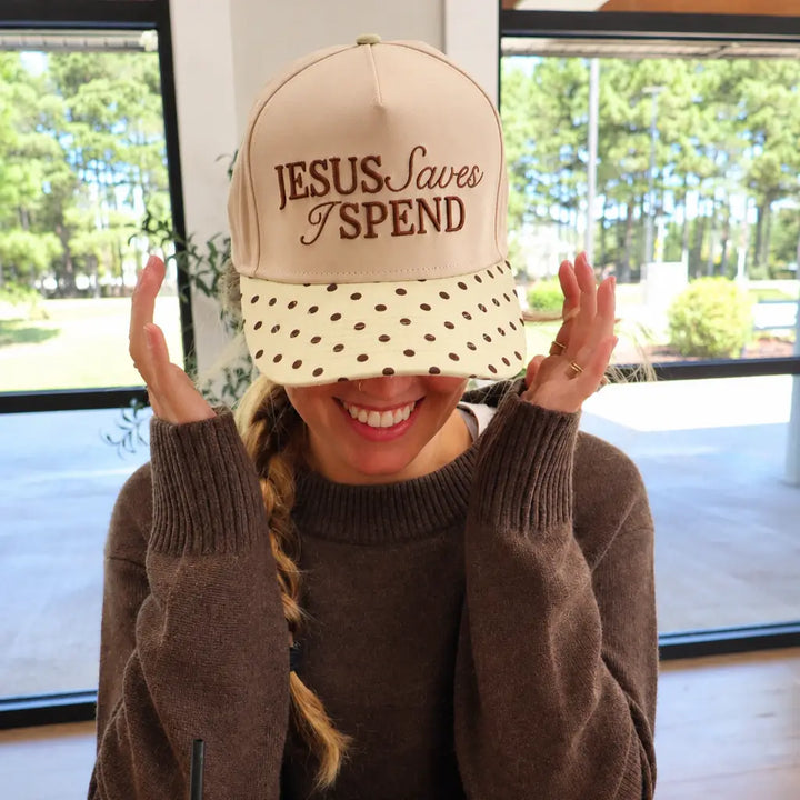 Jesus Saves 3D Embroidered Trucker Hat